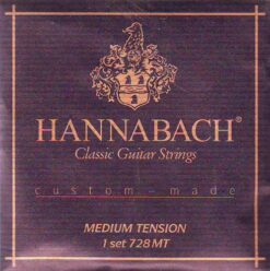 Hannabach Classical Guitar Medium Tension Nylon/Silver, 728-MT